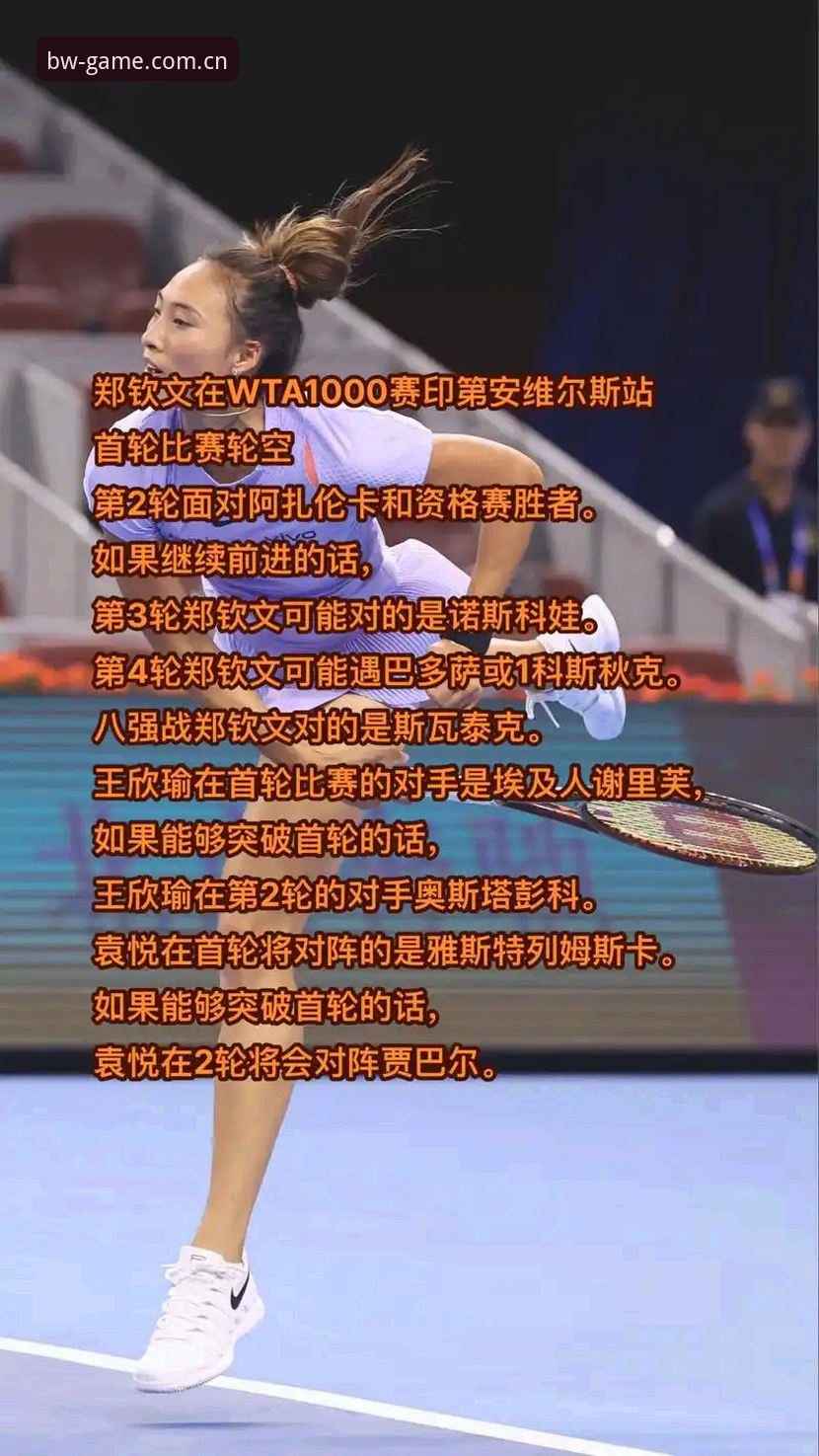 博万体育平台新手教程：看懂2026法网女单签表与郑钦文保分战